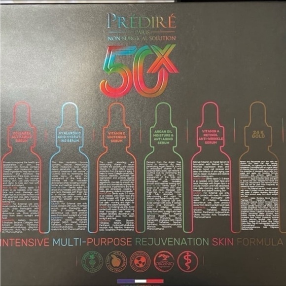 Predire Paris 50X Intensive Multi-Purpose Rejuvenation Skin Diffusion Set - New - Picture 8 of 8